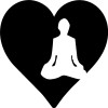 ProSticker 2684 ProSticker (One) 4" Yoga Euro Decal - Meditation