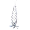 6PCS Bird Repellent Reflector Silver Spiral Bird Repellent Sheet Scare