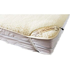 Mattress Topper Sheet Protector Underblanket Extra Thick Mattress pad Cover Woolmark Under Blanket (Twin XL 39" x 80" - 100 x 200 cm)