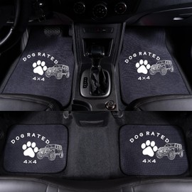 Car Mats Floor Mats 4 Door Carpet Anti-Slip Waterproof Pad Front and Rear Floor Mat kit