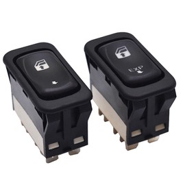 TJHSM Power Window Switch 2-Pack Driver & Passenger Side Window Control Switch A0630769008 A0630769027 Replacement for Freightliner Columbia 2001-2011