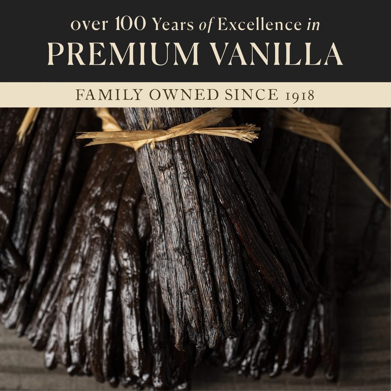 10 Organic Madagascar Whole Vanilla Beans, Grade A Pods, Premium