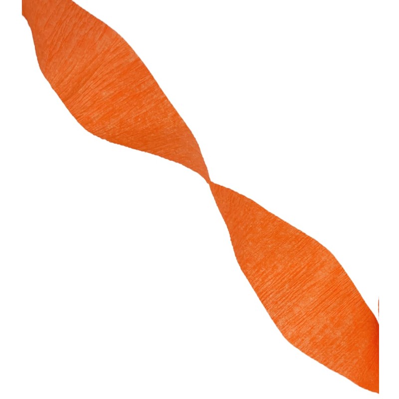 2 Orange Rolls and 2 Black Crepe Streamers