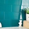 Lovdeco Peel and Stick Glass Subway Tile, 3 x 6