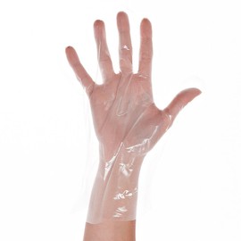 FRANZ MENSCH Hygostar Allfood CPE Gloves, Transparent, 9/L, L: 29 cm, Pack of 2000, CPE Gloves, Disposable Gloves, Foil Gloves