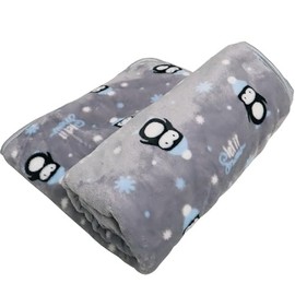 YSIMPAONK Dog Blanket for Large Dogs, Washable Puppy Blanket, Pet Throw Blanket for Cat (S(22"x14"), Pink) (Grey, M(27.5 * 19.6) in)