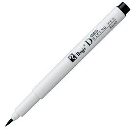 マジック 筆ペン ラッション ドローイングペン Brush MRD-B-T1 黒