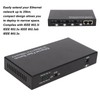 Ethernet Optical Switch 6 Ports 10 100Mbps RX1550 Tx1310nm LED