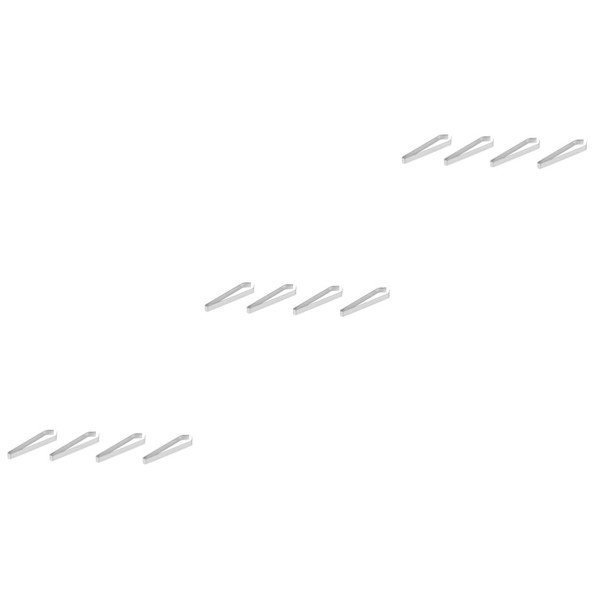 FOMIYES 3sets Cooking Tweezers Kitchen Pliers Tip Stainless Steel Tweezers