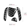 4PCS Civic 10th Generation Car Steering Wheel H Shape Logo