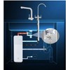 Feed Water Adapter Water Line Splitter,Brass Water Supply Valve,Faucet Valves,Feed