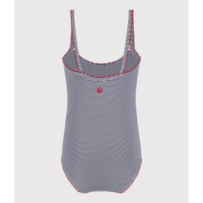 Petit Bateau A0cnt, Costume da Bagno 1 Pezzo Bambina, Blu/Bianco,