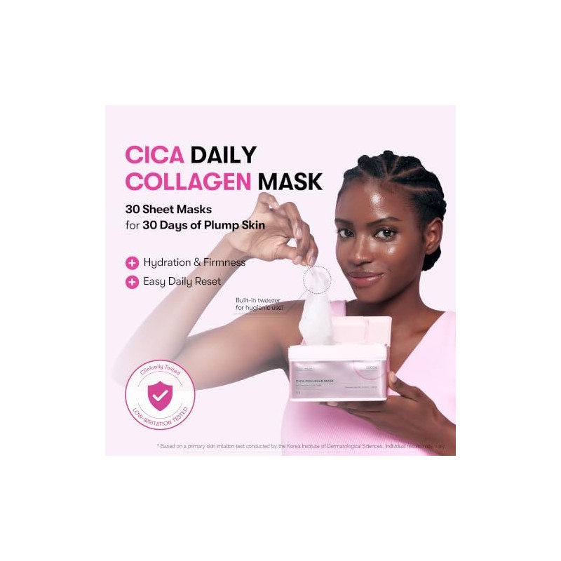Cica Collagen Mask by Vt Cosmetics for Women - 30