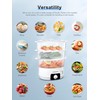 Cozeemax 13.7QT Electric Food Steamer for Cooking, 3 Tier Vegetable