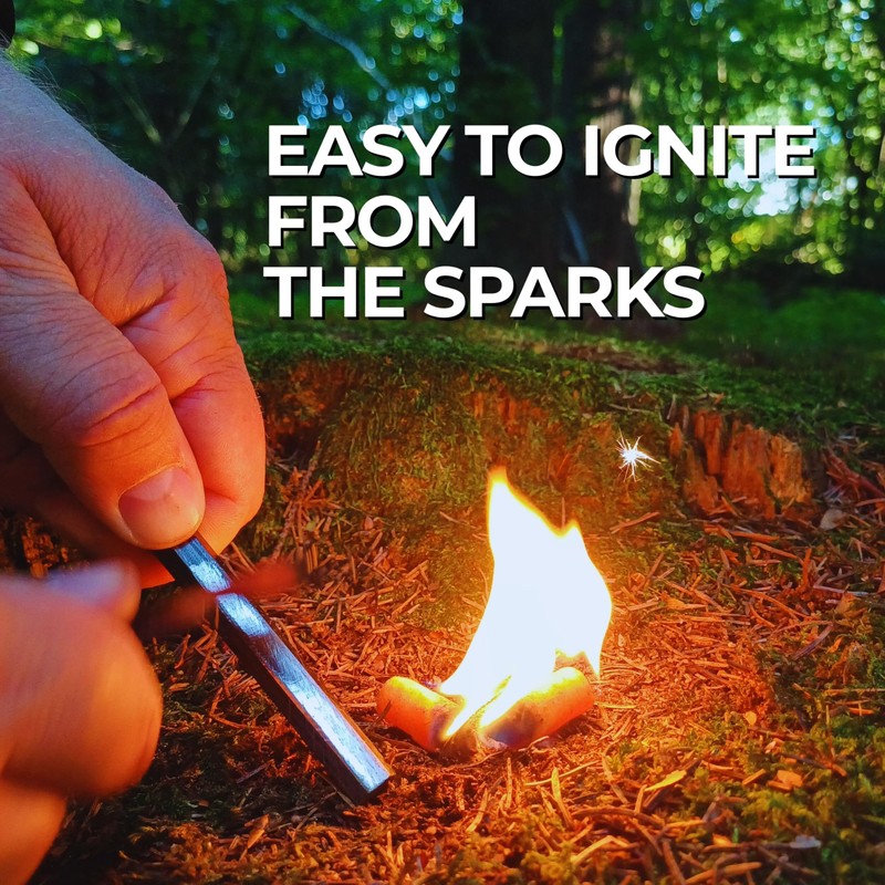 Hillswander Fire Plugs (50 Plugs) - Long Burn Weatherproof Fire