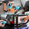 DURATECH Stubby Ratcheting Screwdriver 12-in-1 Multibit Short Screw Drivers New