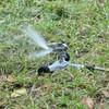STYDDI Metal Pulsating Sprinkler on in-Series Metal Wheeled Base, Adjustable