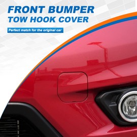 Front Bumper Tow Hook Cover Fit for Nissan X-Trail T32 Rogue 2014 2015 2016 Towing Eye Cap 622A0-4CL0A 622A0-4BA1A (Unpainted, left driver side) Xinpinsai