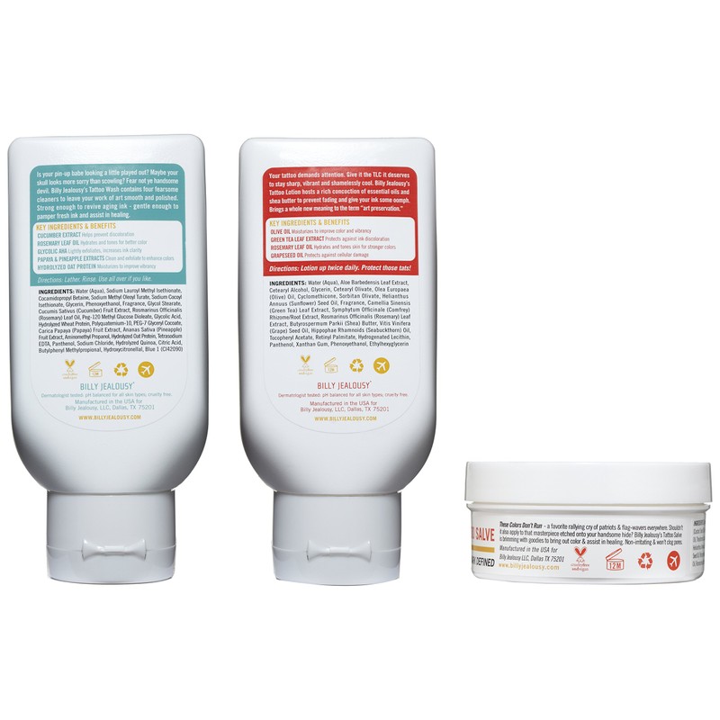 Billy Jealousy Marked IV Life Complete Tattoo Care Kit