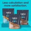 Ratio Trio Toasted Almond Granola Cereal, 1g Sugar, Keto Friendly,