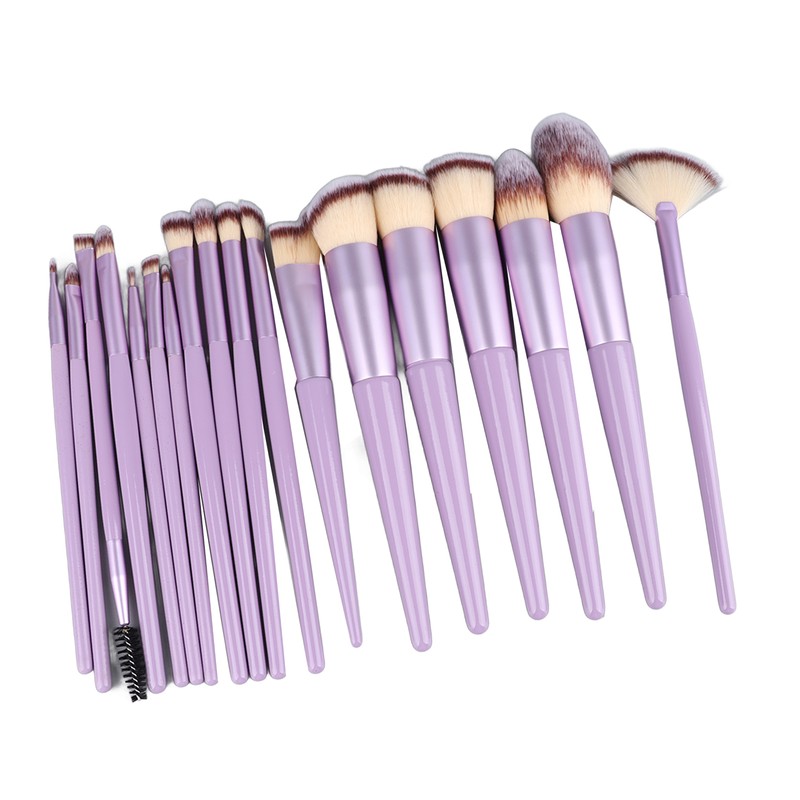 18pcs Makeup Brush Set Artificial Fiber Fashionable Soft Synthetic Cosmetic