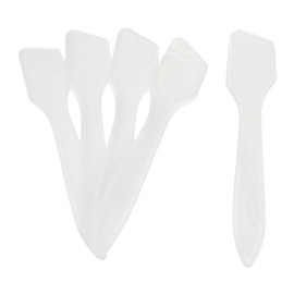 Healifty Mascarilla Facial Paleta de espátula cosmética Cuchara de espátula de Maquillaje Cuchara de espátula (50 Piezas de mascarilla Transparente)