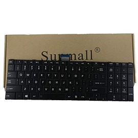 SUNMALL Keyboard Replacement for Toshiba Satellite C850 C855 C855D L850 L855 L855D L875D P850 P875 P855 Black US Layout(6 Months Warranty)