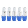 5pcs 3Pin XLR Audio Connector Professsional Waterproof Adapter Plug