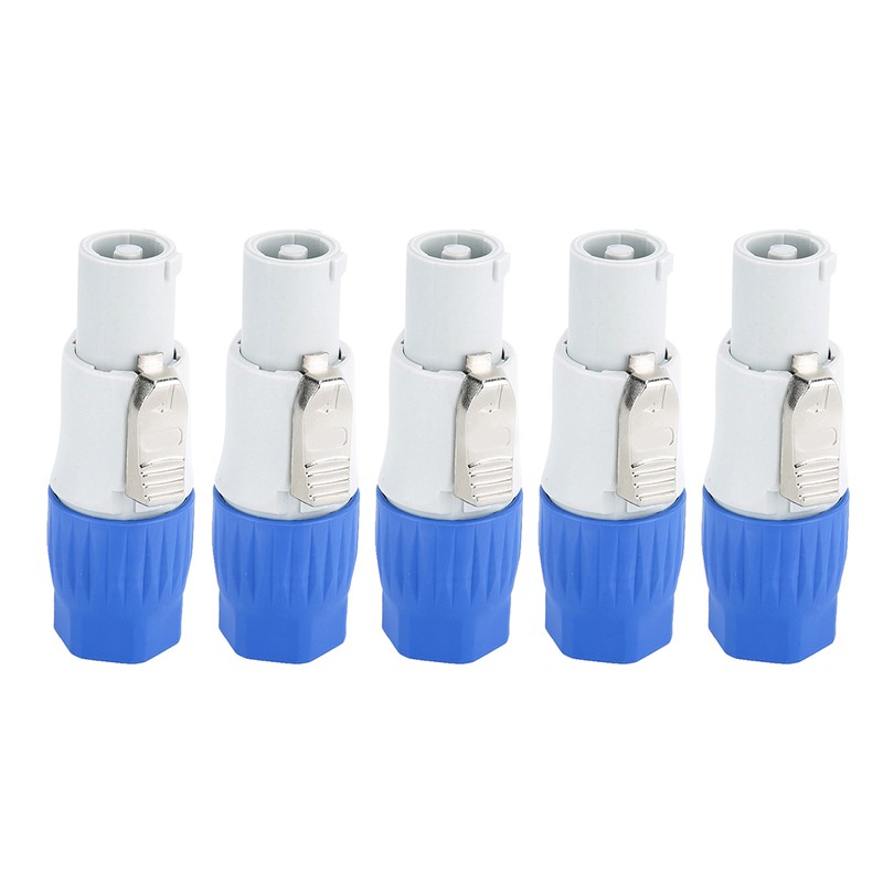 5pcs 3Pin XLR Audio Connector Professsional Waterproof Adapter Plug