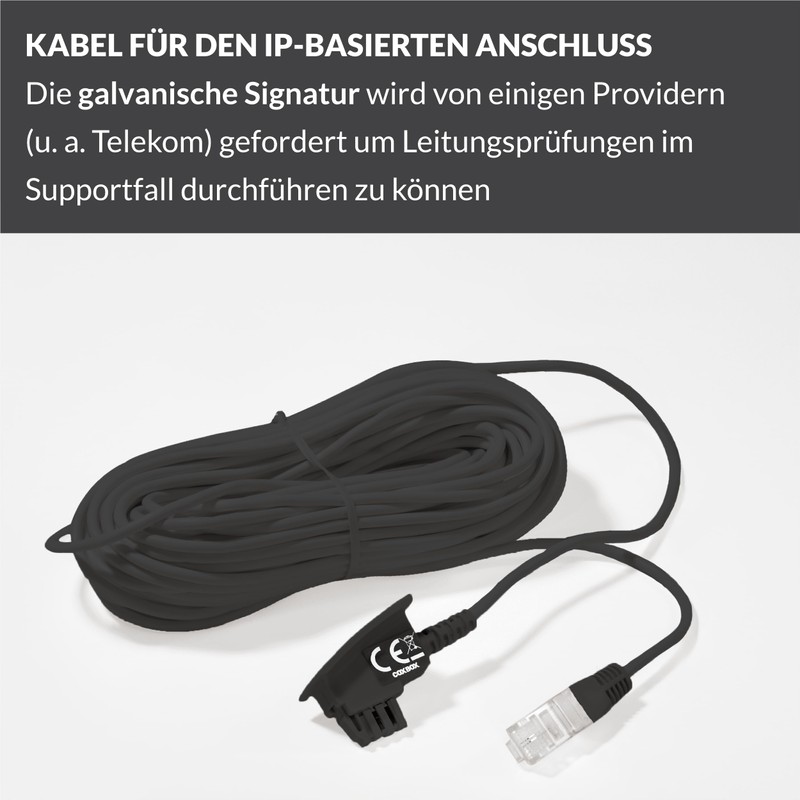 COXBOX 4.25 m DSL Cable Fritzbox, Speedport, Easybox - TAE