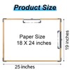 Drawing Board 18 x 24 Double Clip with Hardware Corner