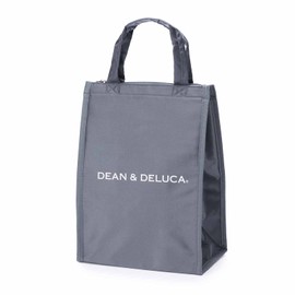 DEAN&DELUCA Cooler Bag, Gray, Medium, Insulated Bag, Zipper Included, Compact, Bento Lunch Bag, 13.8 x 6.7 x 9.8 inches (35 x 17 x 25 cm)