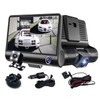 Car HD Dash Cam, Baceyong 4'' Rearview Reversing Vedio Camera