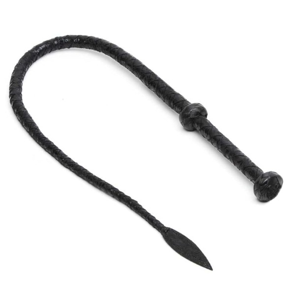 Liebe Seele Cosplay SM Whip, Single Whip, 37.0 inches (94 cm), Genuine Leather, Black, Genuine, Queen