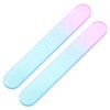 Healvian 2pcs Glass Nail Files for Natural Nails Gentle Buffing