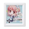 Mini Shikishi Frame with Stand, White Mini Shikishi Frame; Mini