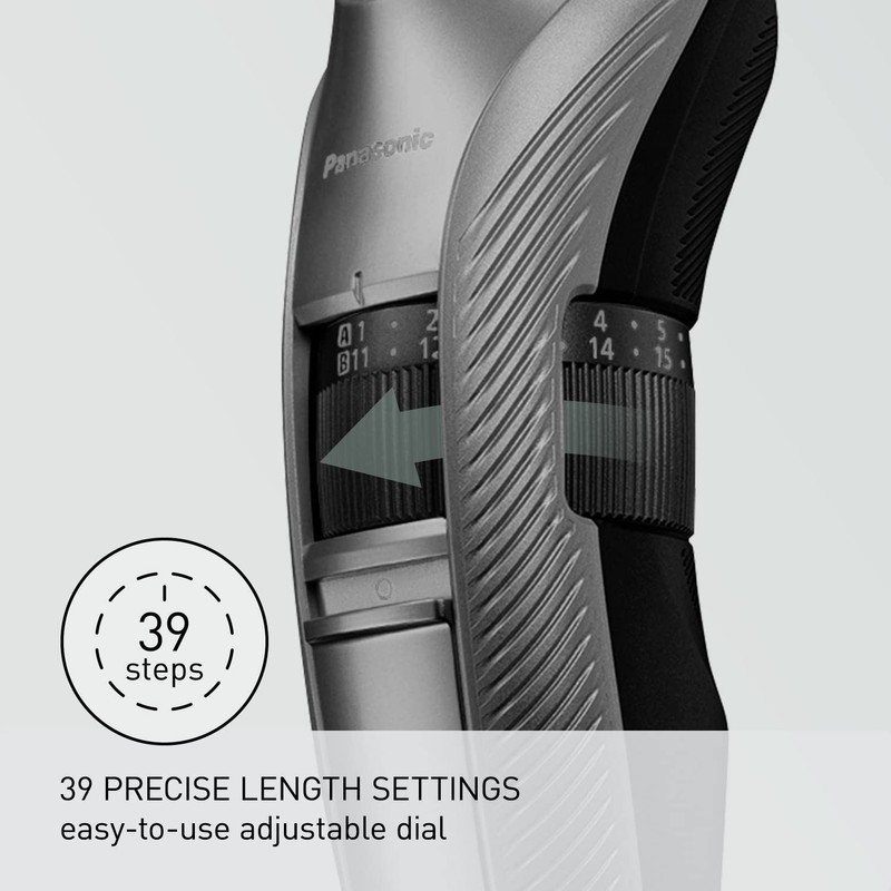 Panasonic Performance Hair Clippers with 2 Attachments and Adjustable Length