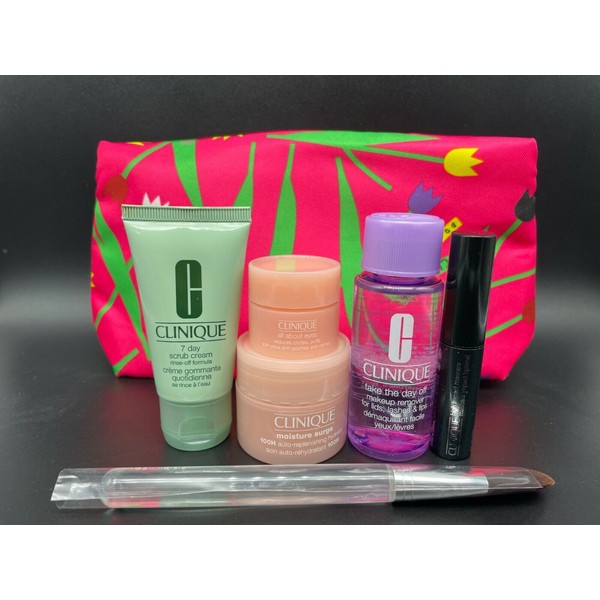 Donald X Clinique Skincare Collection 2021,  7-Pc Bag Gift Set Fresh New