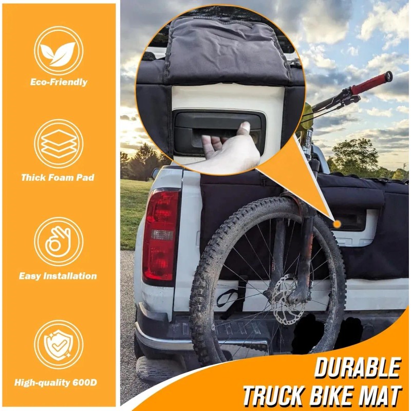 Livestar® Portabicicletas Pickup, Protectores Para 5 Bicicletas