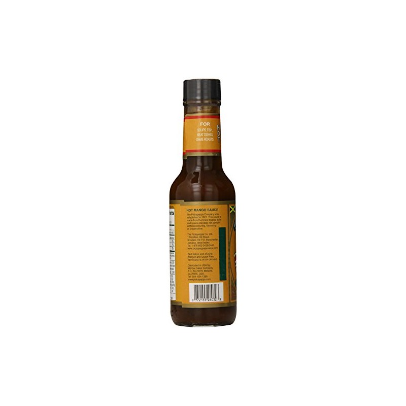 Pickapeppa Mango Sauce, Hot, 5 Ounce