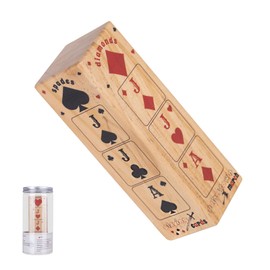 Wooden Trump Marker Cubic Column,Trump Indicator,1.9 * 5.9in Clear Big Size,Great Tools for Euchre Pinochele Playing Cards,Make a Great Gift for Your Favorite Bridge or Euchre Player