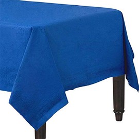 Royal Blue Paper Table Cover Recyclable Eco Friendly Paper Tablecover Disposable Tablecloth Birthday Wedding Celebration Party BBQ