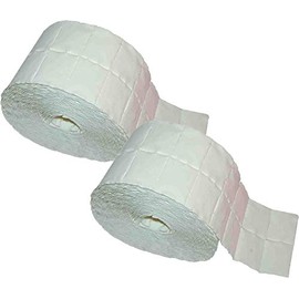 2 cellulose rolls = 1000 lint-free cellulose pads from BW..