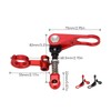 Quick Release Bike Seatpost Clamp Handle And Rear Frame Clip