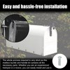 Mailbox Latch and Handle Kit, Thickened Metal Mailbox Door Replacement