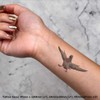 4 x 'Pigeon with Attitude' Temporary Tattoos - Water Resistant,