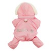 Dog Coat - "Ruffin' It" Snowsuit - Pink - Small