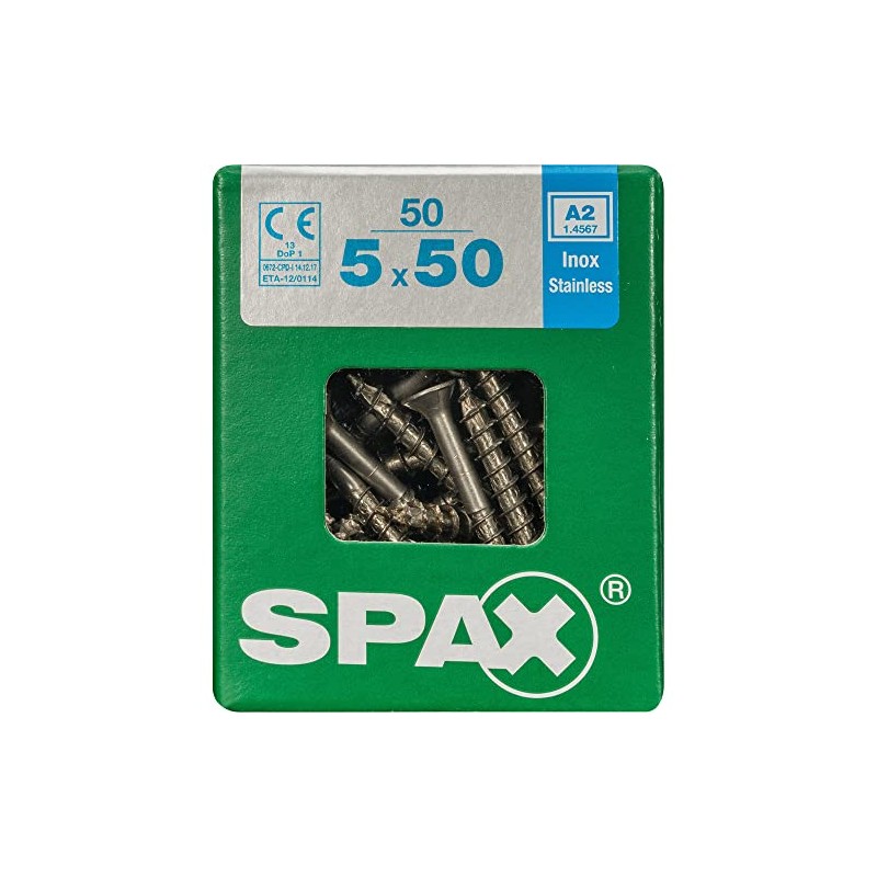 Spax Screws Univ Tftx France A2 5 x 50 BTE