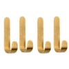 CENPEK 4 Pack Robe Towel Hooks, Wall Hooks Hat Rack