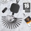 2PCS Carretes Retráctiles, Llavero Retráctil, Clip Retráctil para Tarjetas de